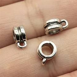 WYSIWYG 20pcs 9x7x4mm Charm Clip Clasp Bail Beads Pendants For Jewelry Making Beads Bails Pendants Pendant Beads Bails