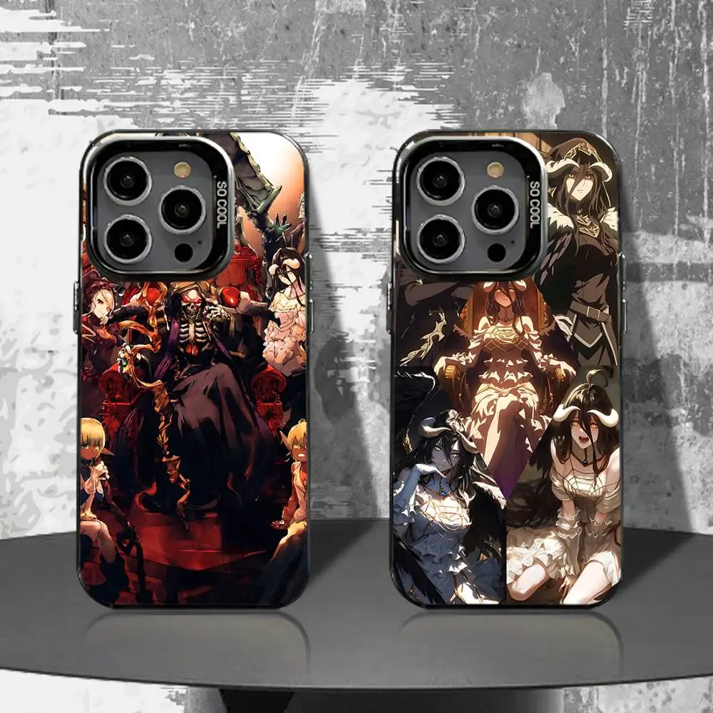 

Overlord Phone Case For iPhone 16,15,14,13,12,11,Pro,XS,Max,Plus,Mini,SE4,E Black Matte Shockproof Cover