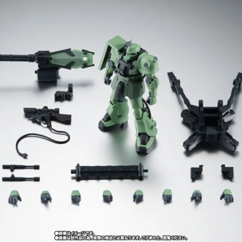 Bandai genuíno robô anime figura MS-06F-2 zaku ii f2 tipo (dedicado para telêmetros) figura de ação brinquedos para meninos crianças presente