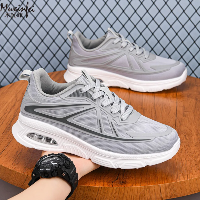 Frühlings- und Herbst-Herren-Sportschuhe, lässige Laufschuhe für Herren, modische, weiche Sohle, bequem, rutschfest