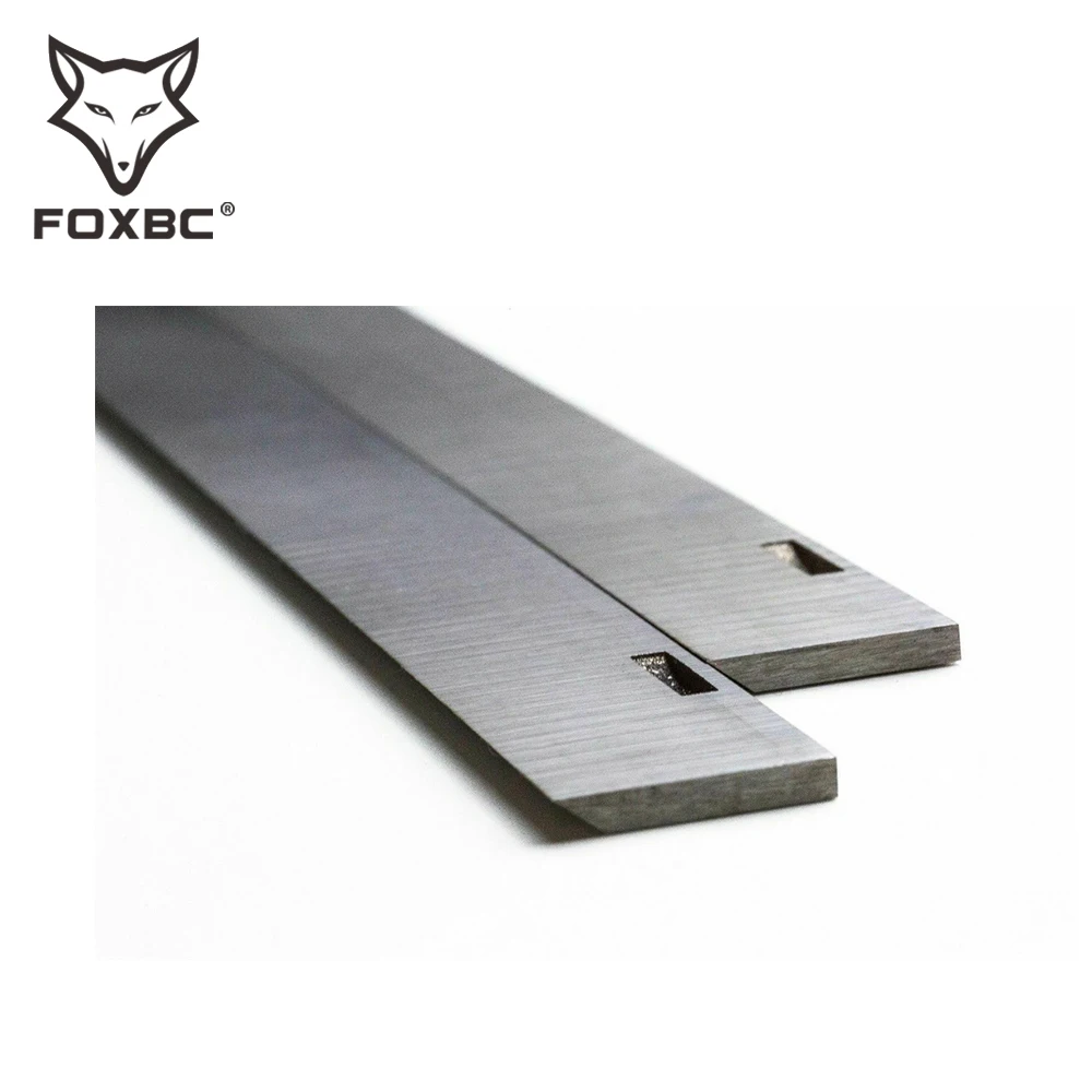 FOXBC-HSS Lâmina Plaina Elétrica, 260x20x3mm, Acessórios para Ferramentas Elétricas, Dewalt D27300, DW50, 2Pcs