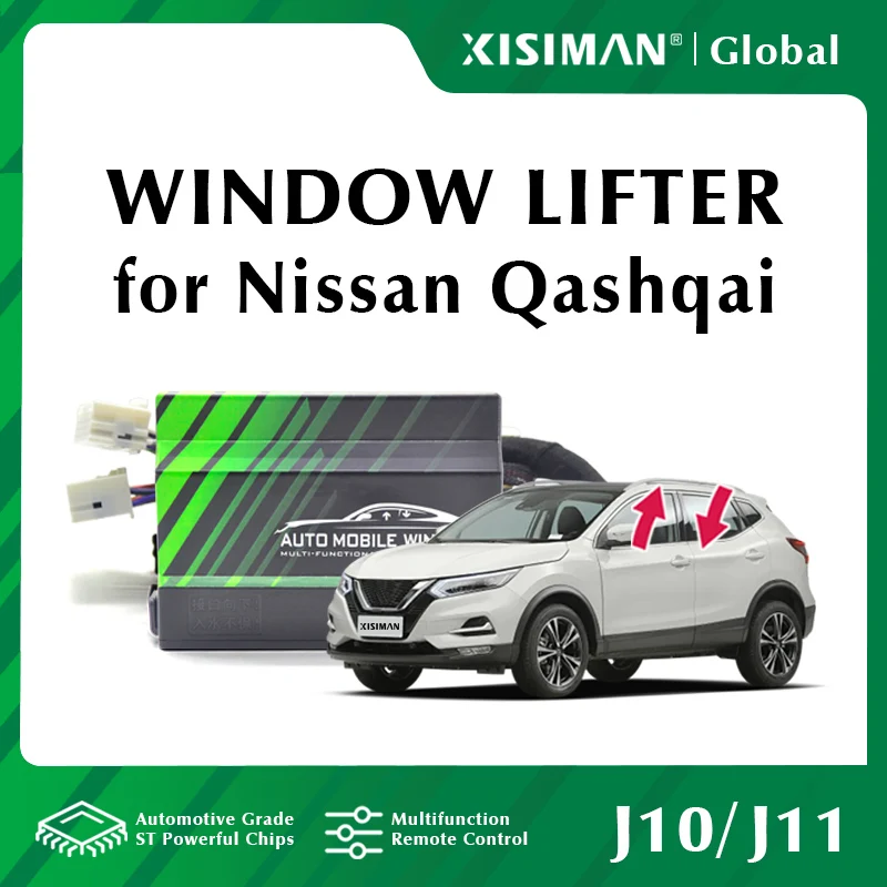 

Car Power Window Closer For Nissan Qashqai J10 J11 Windows Roll Up And Down Automatic Window Lifter Close Accessories