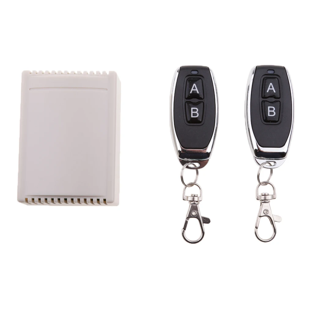 DC12V 315MHz التتابع التبديل عن بعد استقبال الستار المحمولة + 2