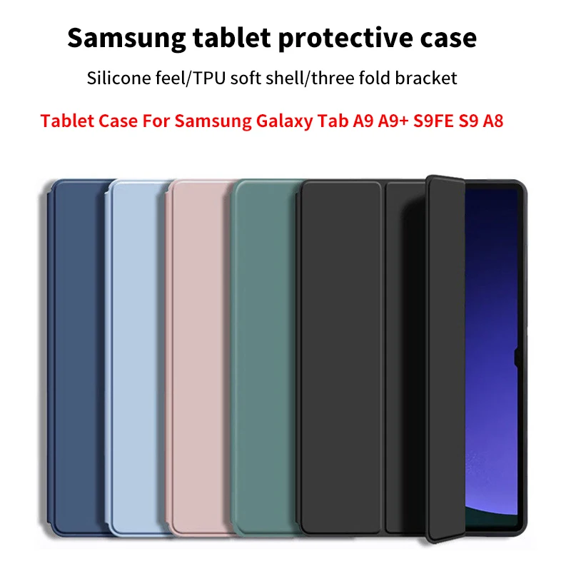 Per Galaxy Tab A9 Plus S9FE A8 Custodia protettiva per tablet in silicone per Galaxy Tab A9 Custodia protettiva per tablet