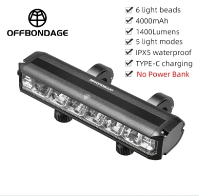 Front LED Licht Für Xiaomi Ninebot Elektrische Roller 2000 mAh 4000 mAh Wasserdichte Taschenlampe USB Lade Fahrrad Radfahren Lampe