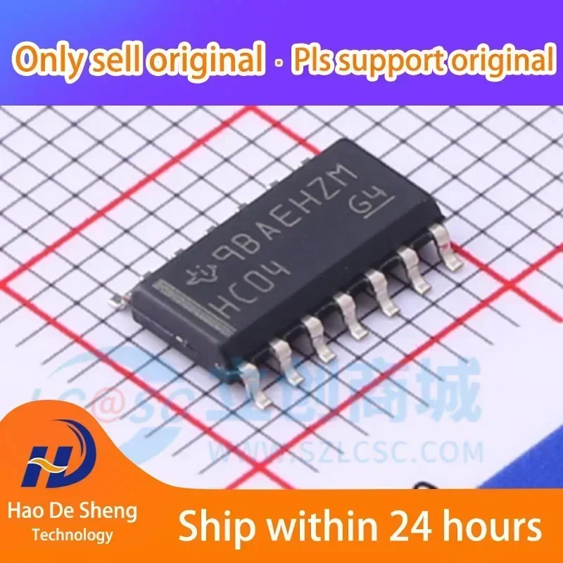 10PCS/LOT SN74HC04DR SOIC-14  IC New Original In Stock