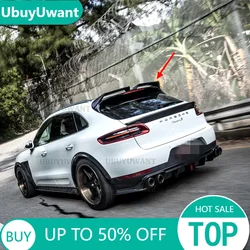 ABS Material Rear Roof Spoiler Wings for Porsche Macan 2018-2022 Car Styling Carbon Look