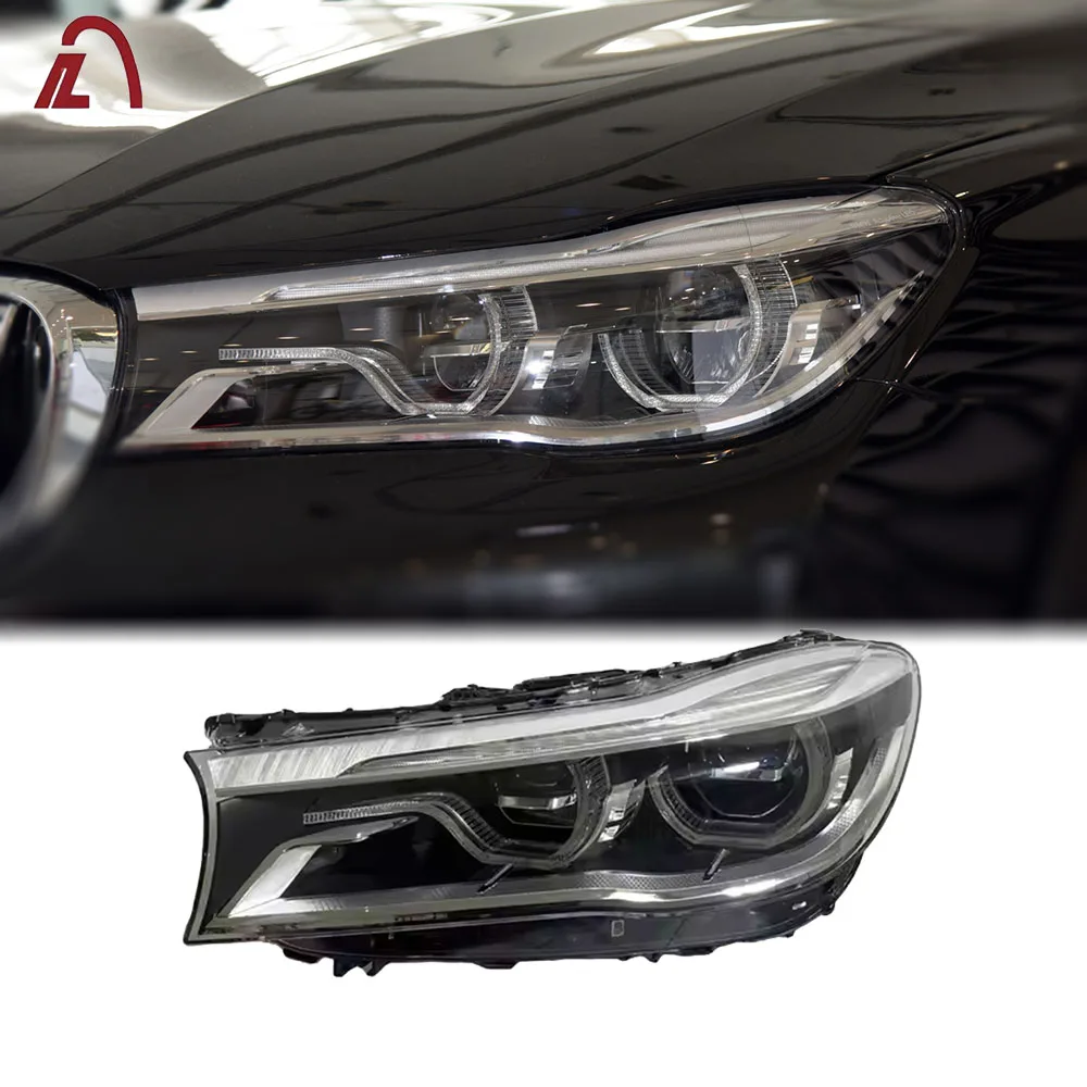 Original 740I Headlight Assemblies LED G12 2016-2018 Car Front Headlamp For BMW 7 Series Laser Headlights With AFS Function