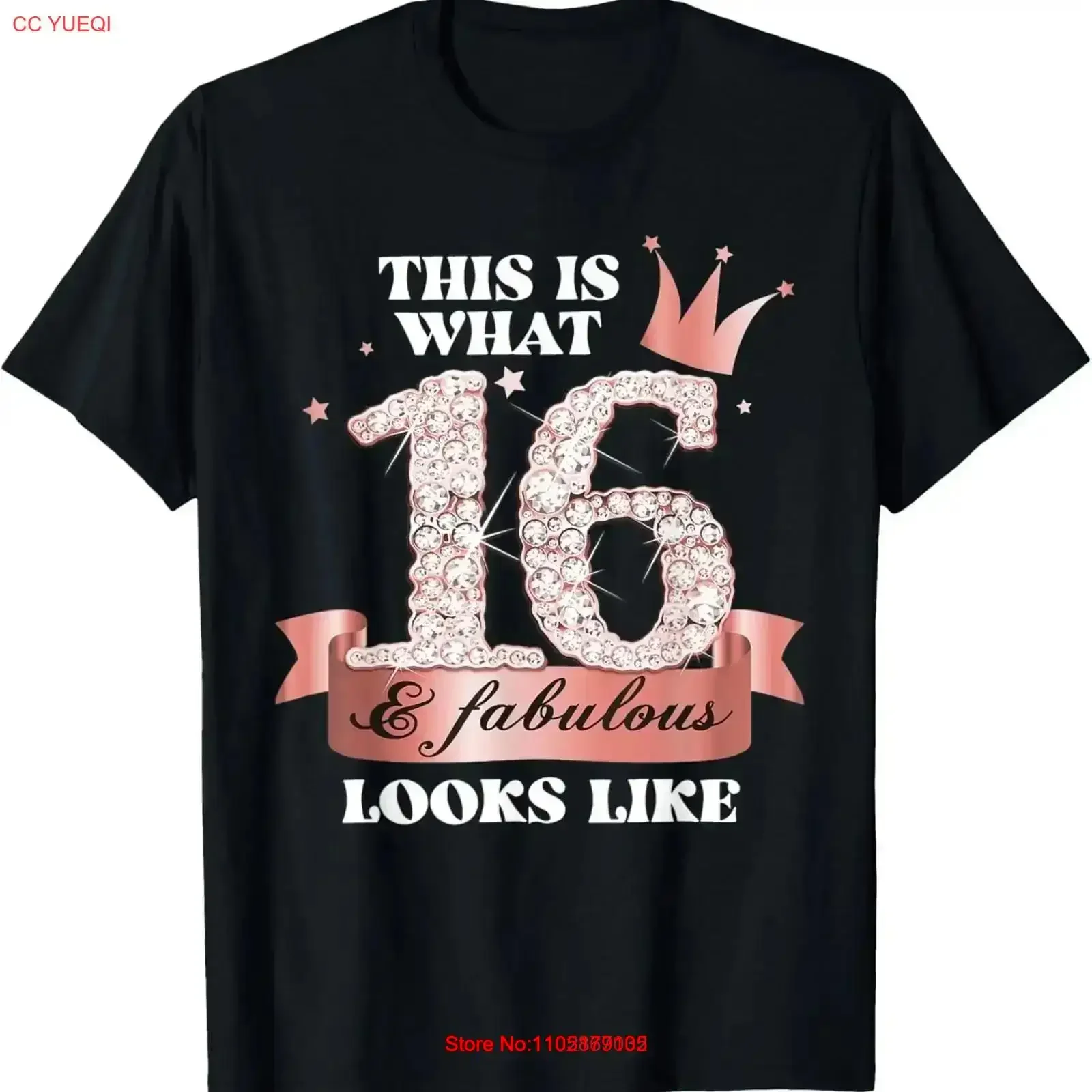 16 رائع I روز والأسود مجموعة الحفلات صريحة صور العنصر تي شيرت خمر غسلها للارتداء اليومي أزياء أوم خمر #1