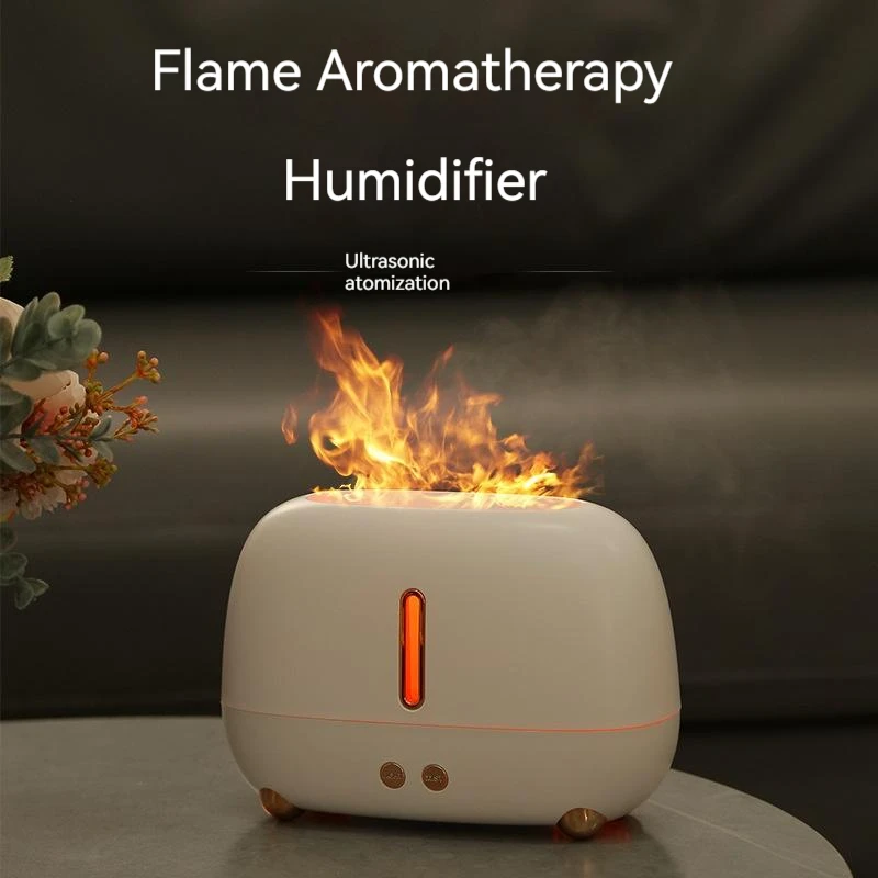 New Flame Humidifier Aromatherapy Machine Home Large Fog Volume USB Silent Spray Desktop Bedroom Air Purifier Air Freshener