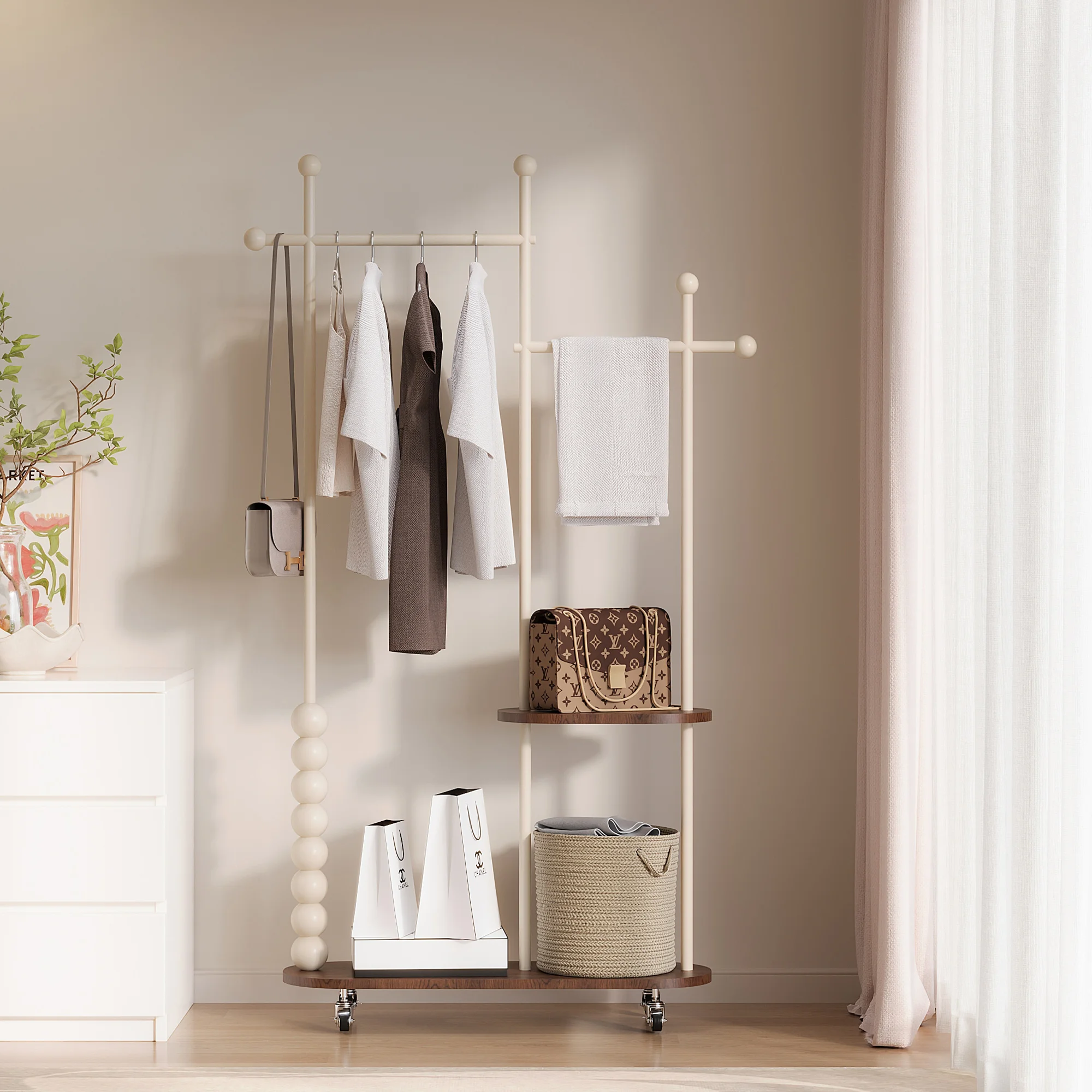 

Boutique Modern Coat Rack Fashionable Elegant Clothes Hanger Coat Rack Nordic Bedroom Hotel Percheros De Pared Niche Furniture