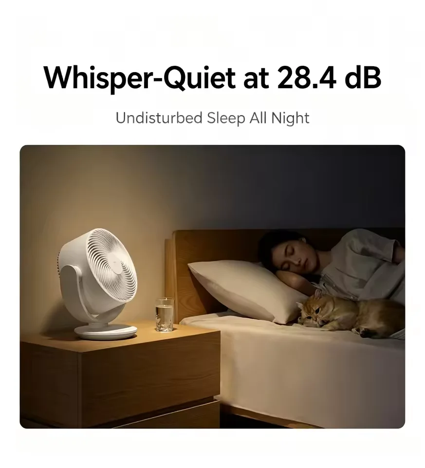 NEW MIJIA DC Inverter Desktop Circulating Fan，Home Desktop Fans，Intelligent Three-dimensional Air Supply，Support MI HOME App CN
