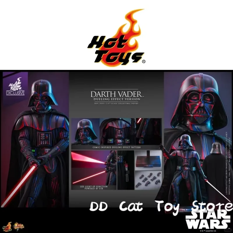 Em estoque original hottoys ht mms777 1/6 star wars darth vader duelo efeito versão 1/6 escala figura de ação colecionável