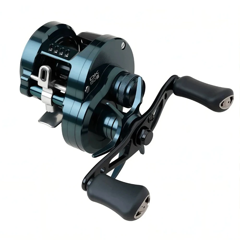 DK150 Casting Lure Reel Micro Object Ejection Gold Wheel CNC Full Metal Magnetic Brake Ultra-Lightweight Left Hand River