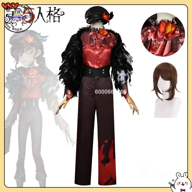 

Game Identity Ⅴ Edgar Valden Painter Cosplay Costume Printing Survival Shawl Anime Uniform Christmas Halloween Carnival Outfits