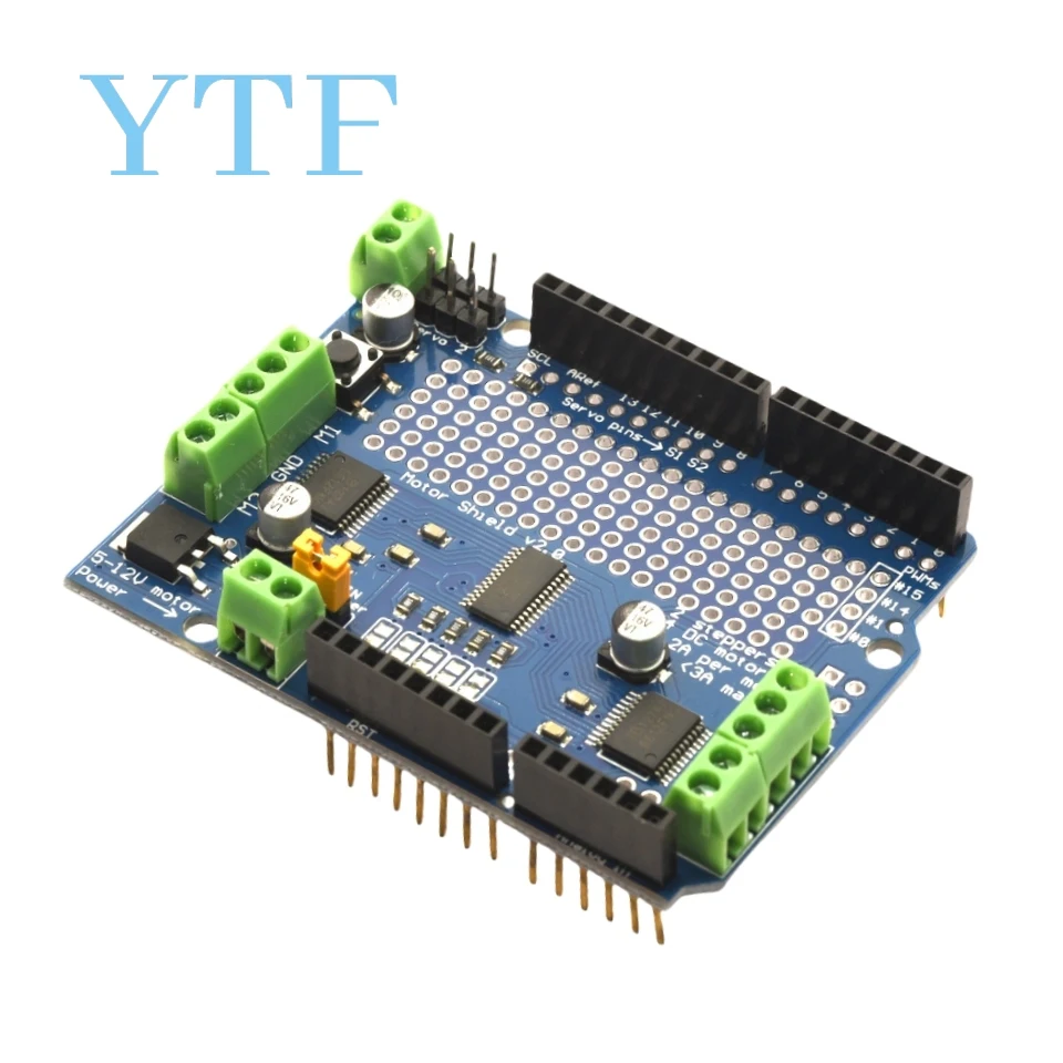 Picture 3: TB6612 IIC I2C Mosfet Stepper Motor Module PCA9685 Servo Driver Shield Module For Arduino Robot PWM Leonardo Replace L293D