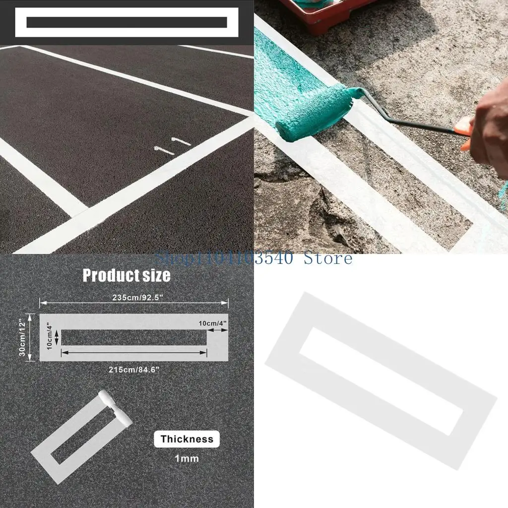 02DC Long Service 235Cm Road Line Stencil with Not Aging Properties for Repeated Use