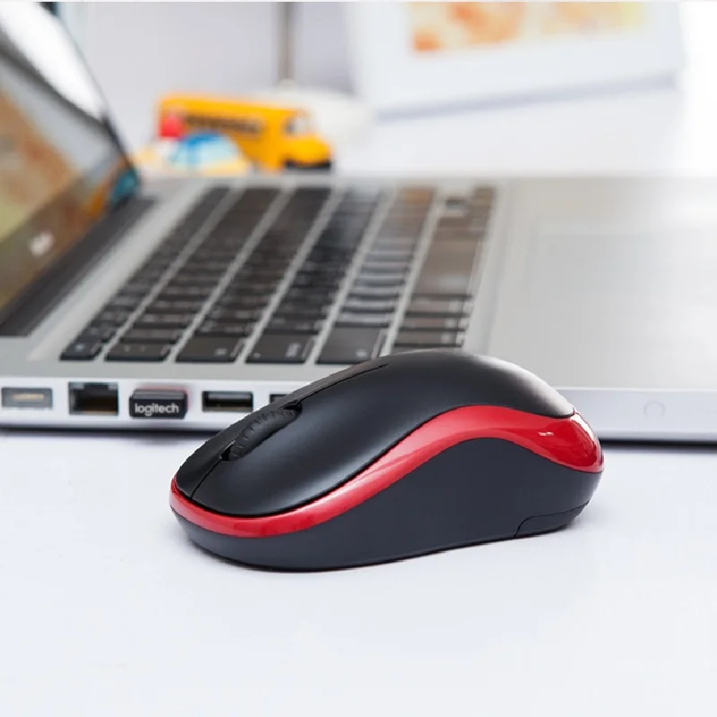 M185 Mouse sem fio para jogos, Negócios Home Office Computer Mice, 2.4GHz, 1600 Dpi, Desktop, Notebook