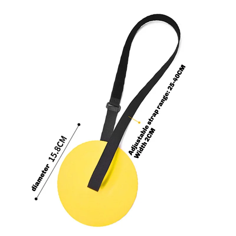 B93B-8PCS Piastra bersaglio per allenamento da calcio Ausili per la pratica del calcio Bersaglio per porta da calcio, set da allenamento con cinghie regolabili