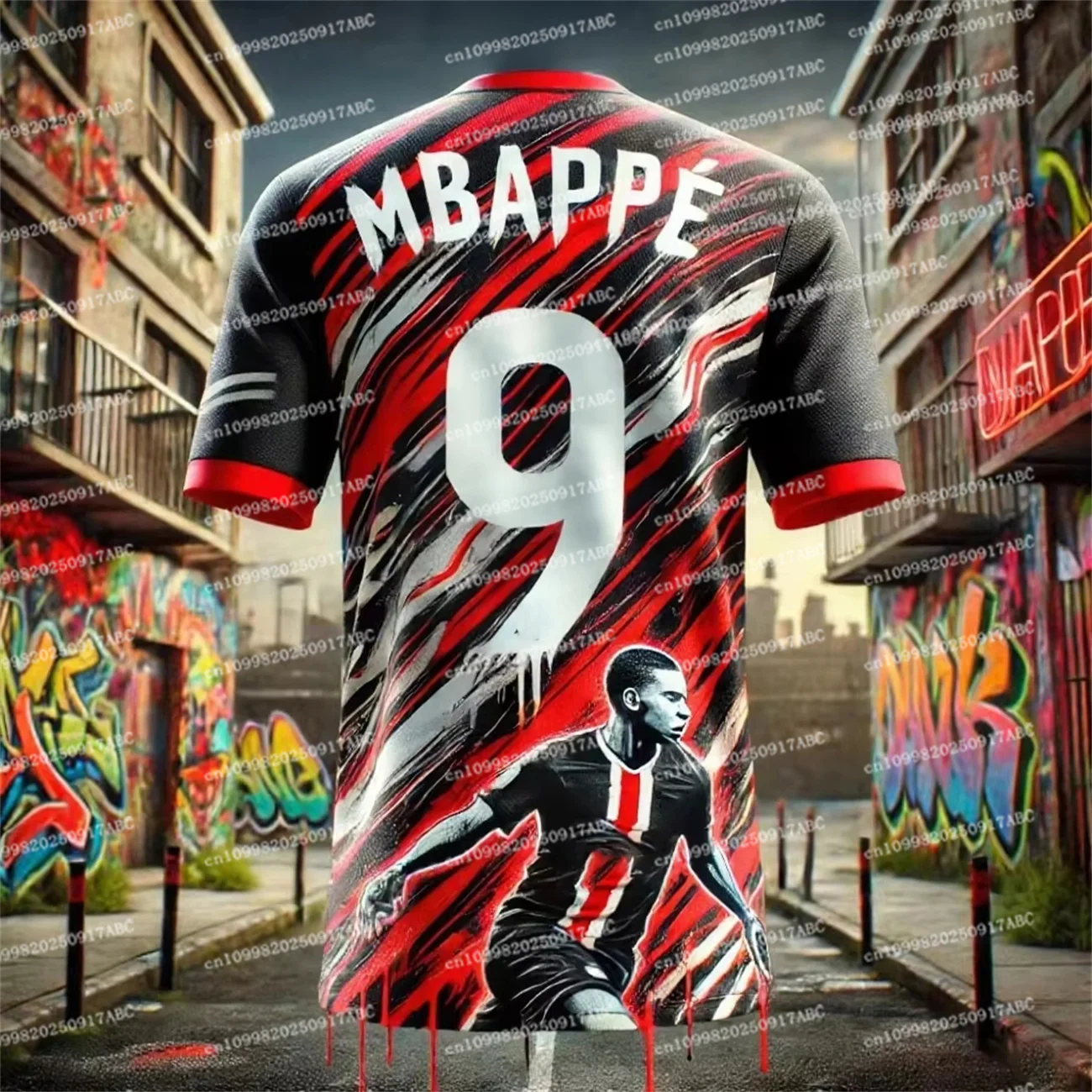 عيد الميلاد التي شيرت الصيف الرجال التي شيرت الرياضة Mbappe جيرسي التي شيرت مروحة هدية المرأة التي شيرت تنفس طفل كرة القدم التي شيرت مريحة #3