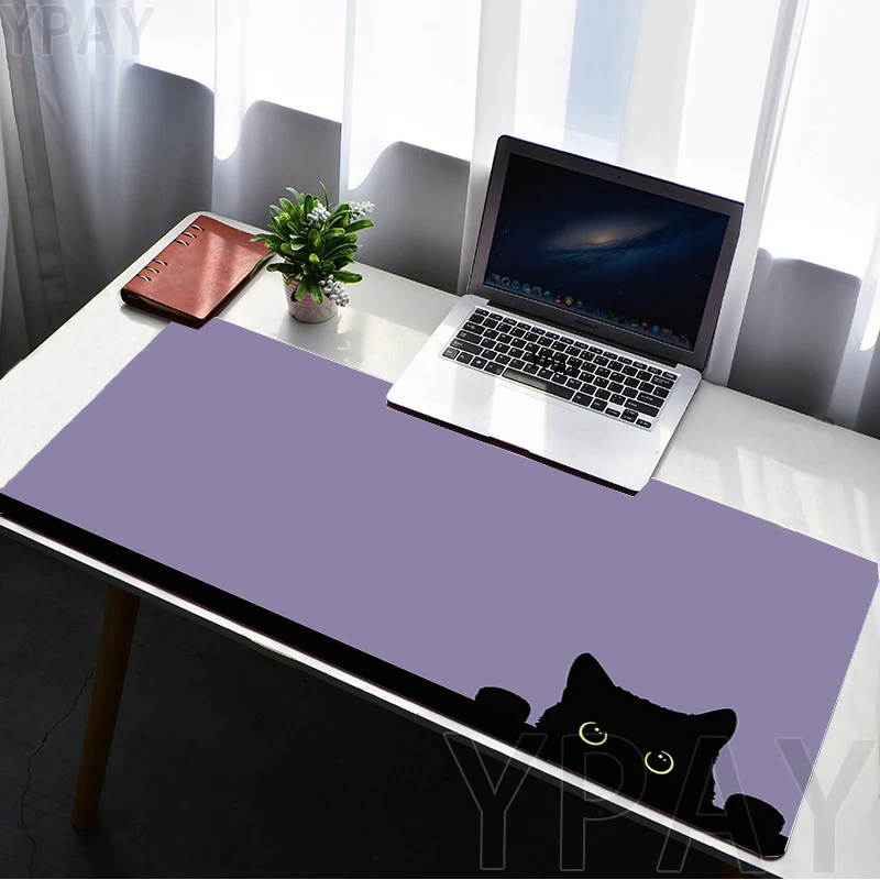 لطيف القط مسند الماوس طاولة مكتبية الحصير الكمبيوتر ماوس شركة كبيرة وسادة للمكتب 100x55 سنتيمتر ألعاب كبيرة ماوس الفأر حصيرة XXXL