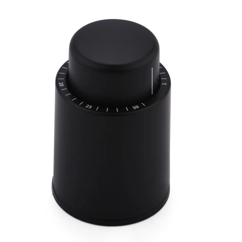 Presstype ABS Wine Stopper with Vacuum Pump and Date Indicator for Wine Preservation by Removing Air Effectively