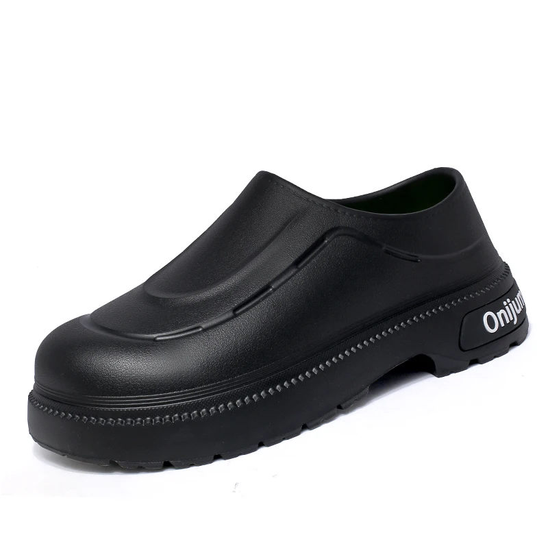 

Fashion Men Eva Slides Summer Outdoor Anti-slip Wear-resistant Soft Sole Flat Sandals Casual Daily Beach Slippers