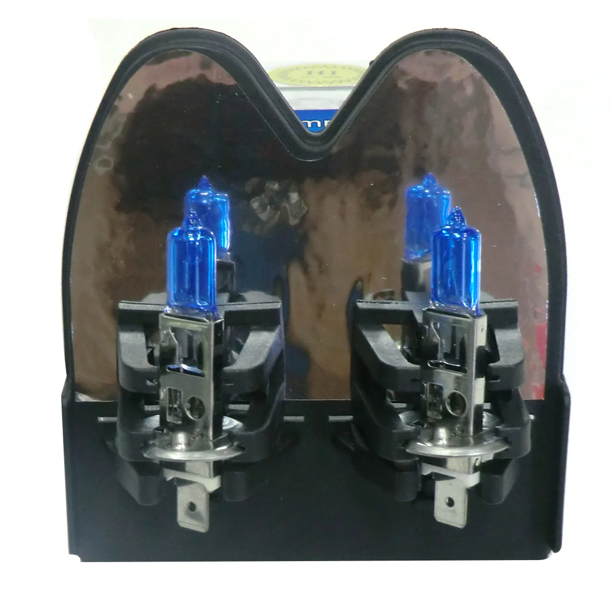 

H1 12 В 100 Вт 6000 К супер яркая белая автомобильная фара прочная пластиковая металлическая стеклянная лампа для дня, тумана, снега