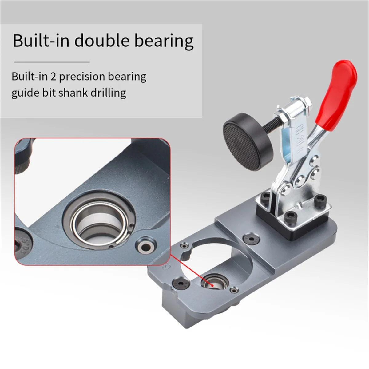 N37R_NL Fonson Tools 35mm Woodworking Concealed Hinge Jig Kit