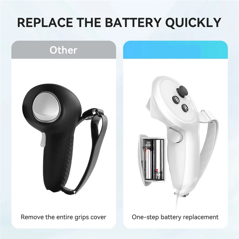 DIGIT-1 Pair Handle Protective Cover For PICO 4 Ultra Game Controller Sleeve Case With Quick Battery Access Features