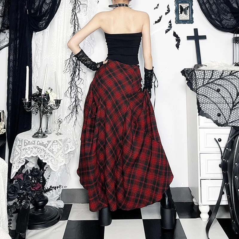 Goth Dark 90s Grunge Chic Adjustable Multi Wear Skirts Cyber Y2K