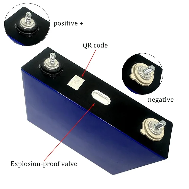 1PCS Lifepo4 3.2V 86Ah Grade A Battery Cell for DIY 12V 24V Forklift Electric RV Golf Car Outdoor Solar Energy Rechargeable