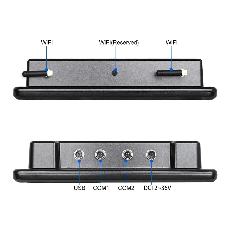 Embedded In-Vehicle Rugged Car Industrial panel pc Computer Display Fanless Vehicle Power Mounted Computer for Trucks Diagnostic