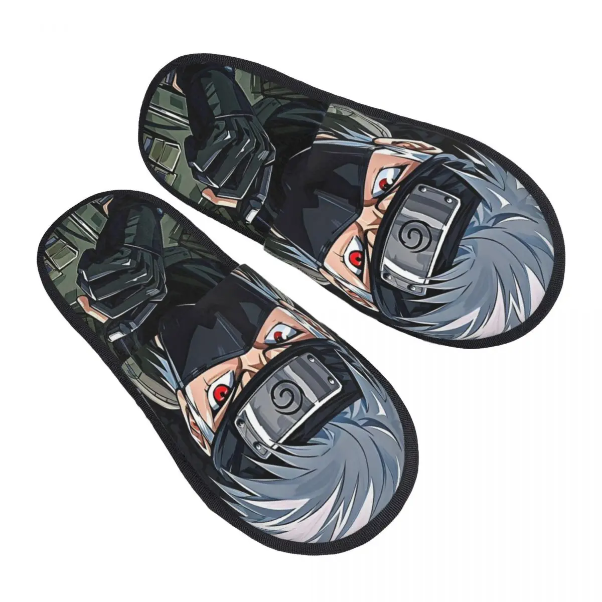 

Custom K-Kakashies H-Hatakes Game Guest Slippers for Hotel Women Mysterious House Slipper