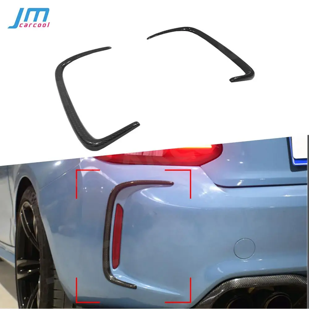 

Carbon Fiber Rear Lip Bumper Splitters Flaps Apron Side Fin Spoiler for BMW 2 Series F87 M2 2016- 2018 Decoration Accessories