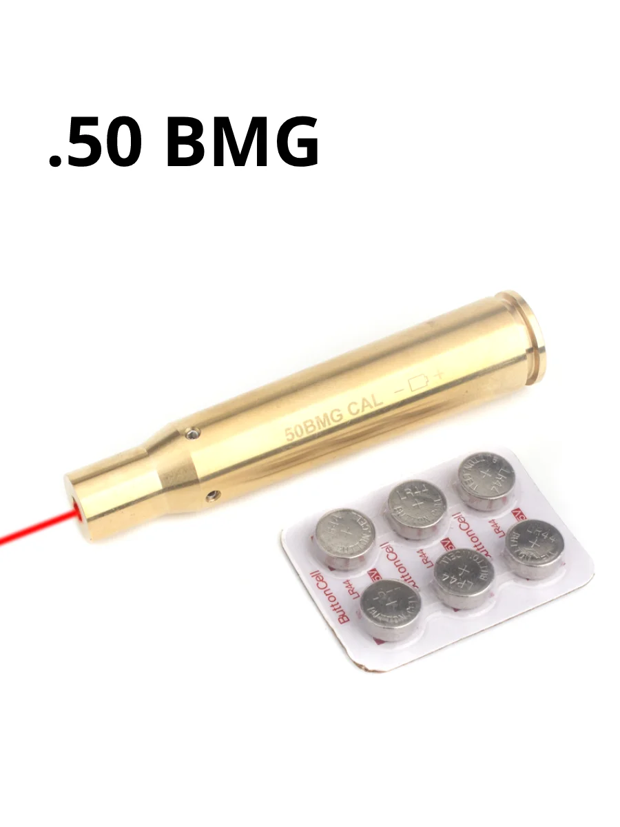 50BMG Laser Boresighter  12.7×99mm Laser Collimator .50 Cal Red Laser Bore Sighter