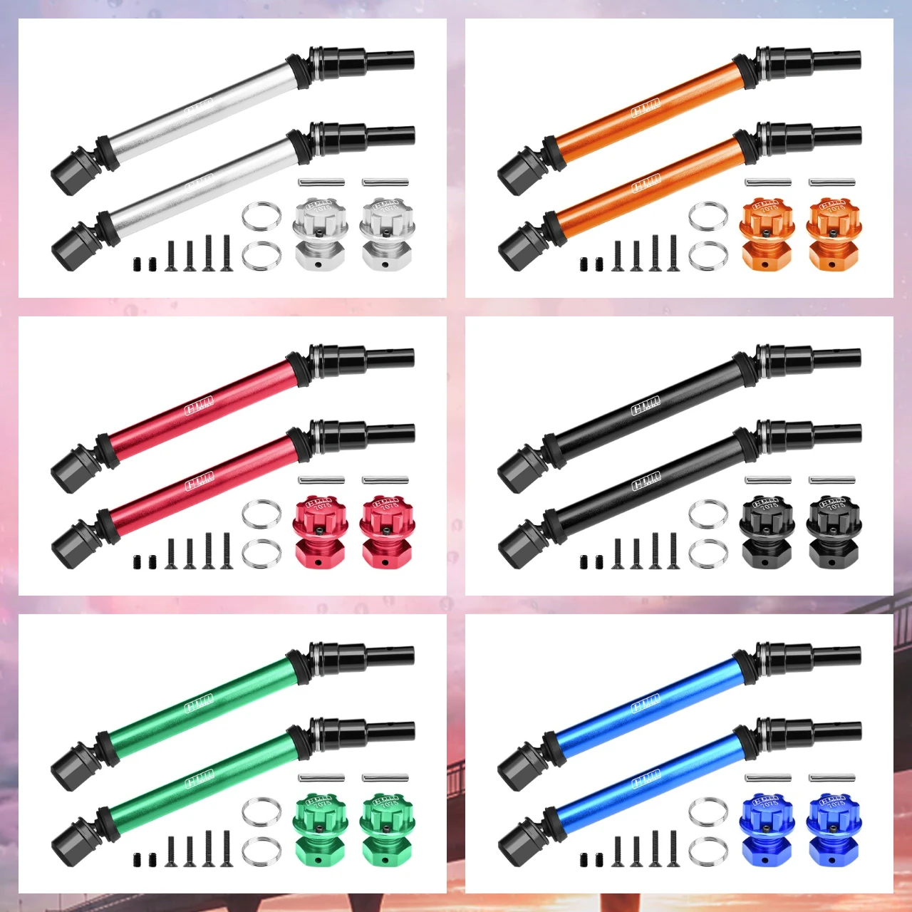 

ARRMA 1/10 Kraton, Outcast для переднего/заднего регулируемого приводного вала CVD с шестигранной головкой колеса и колесной гайкой 17 мм