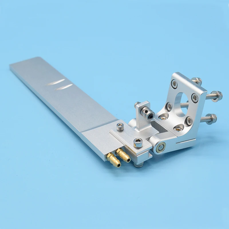 1pc RC Boat High Quality CNC Aluminum Alloy 68 x160mm Rudder with Dual Water Pickup For Rc Boat
