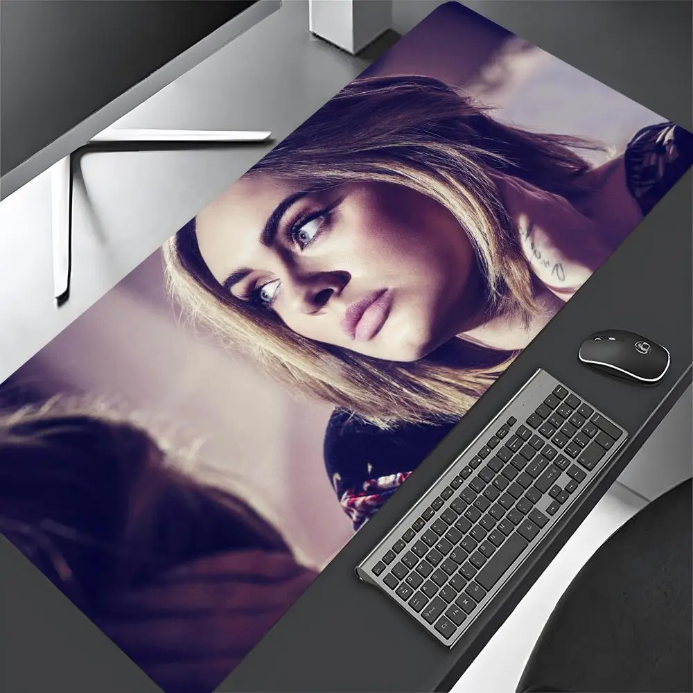 Singer Adele Mouse Pad Gaming Mousepad Large 900x400mm MouseMat Gamer Mause Carpet PC brave Desk