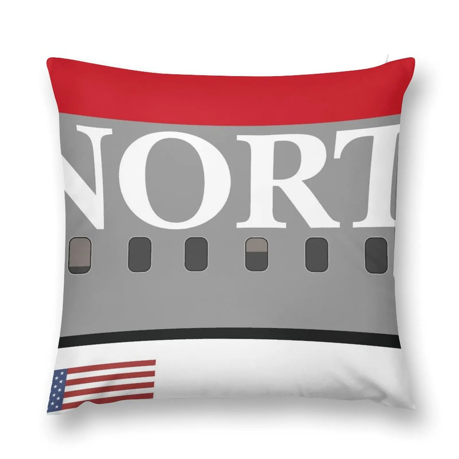 

Plane Tees - Northwest Airlines Throw Pillow Cushions Christmas Pillow Covers pillow