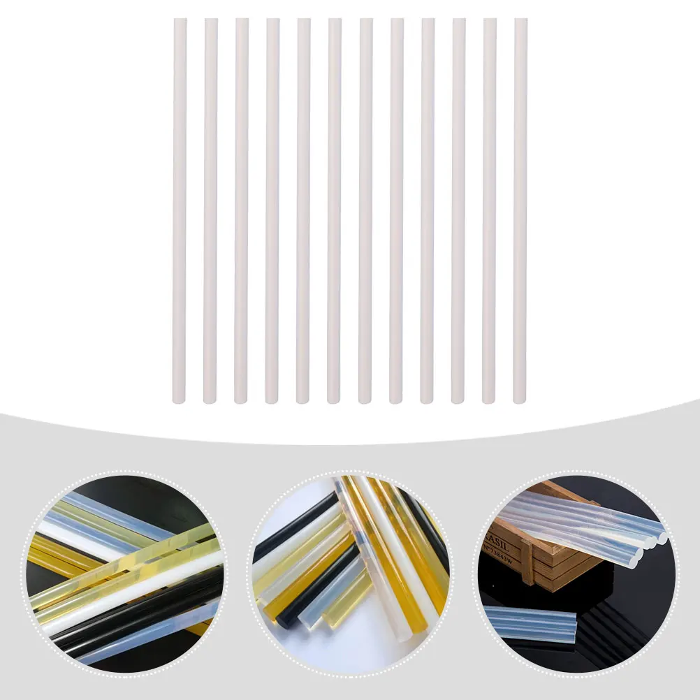 

30pcs Hot Melt Sticks Premium Strong Adhesive Transparent Resin Diy Craft Material Melting Glue For Wood Plastic Glass Metal