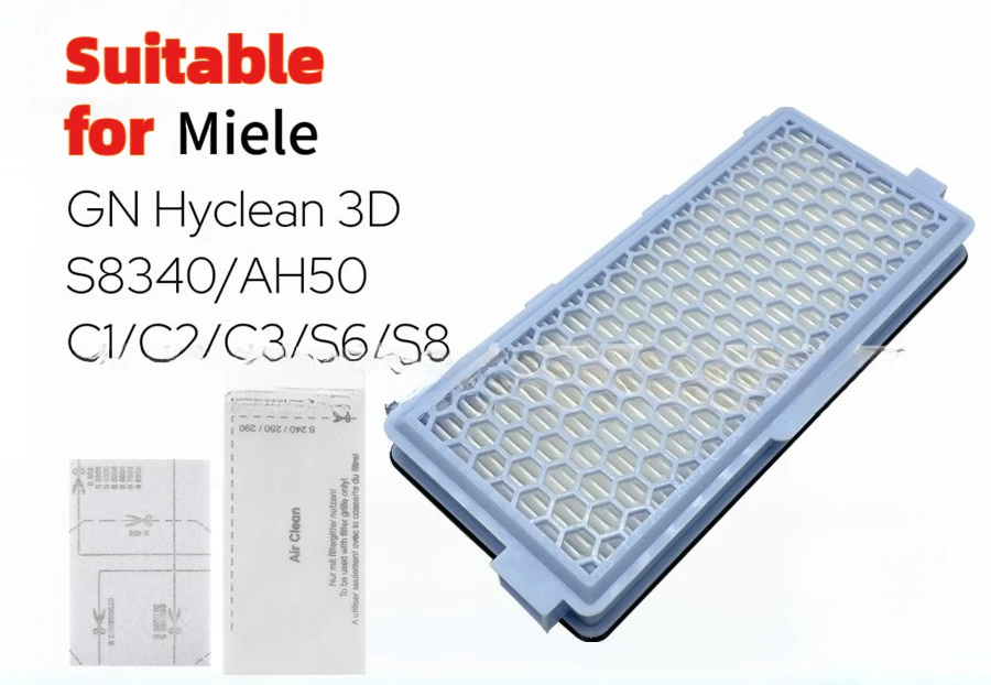 

Подходит для пылесосов Mino Miele, аксессуары GN Hycean3D, фильтр воздушного двигателя S8340/C2/C3/S6.