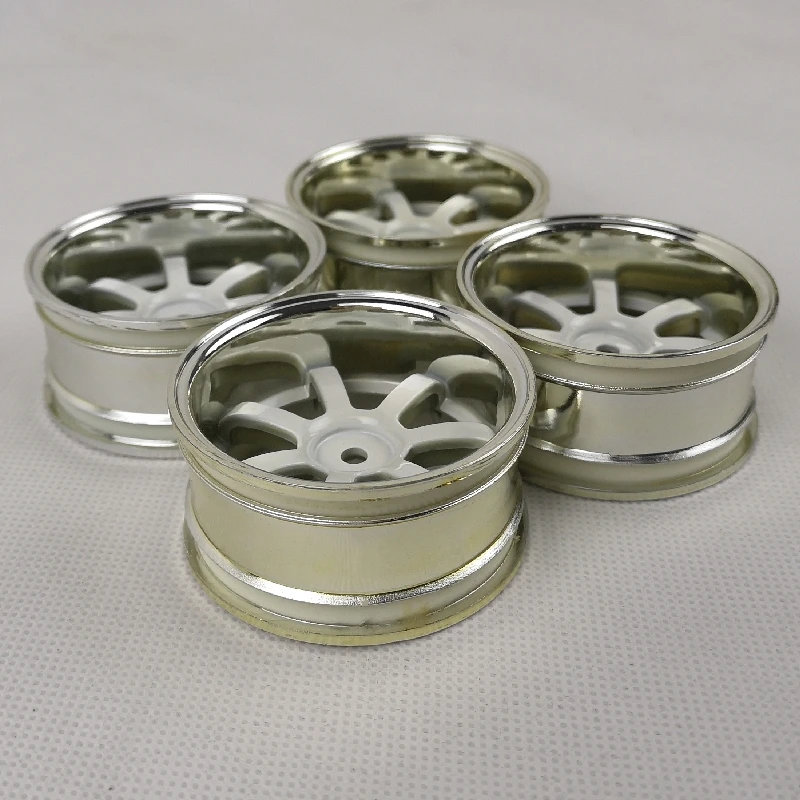 4pcs 3/6/9mm Offset RC Car 1/10 Scale Plastic Wheels Rims Drift On road Touring Model Hobby