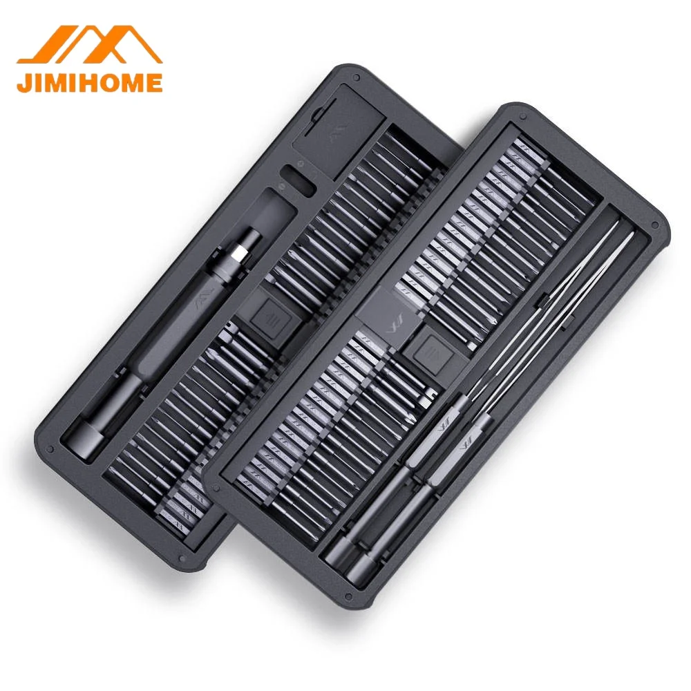 JIMIHOME Precision Screwdriver Set Magnetic Screwdriver Kit 80 in 1 Hand Tool for Electronics PC Laptop Repair DIY JM-GNT80