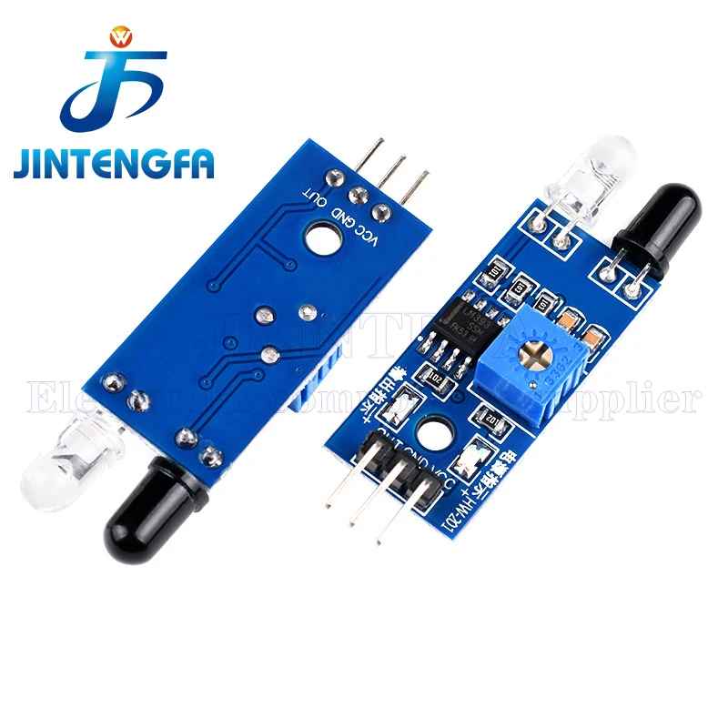 Smart Electronics New for Arduino Diy Smart Car Robot Reflective Photoelectric 3pin IR Infrared Obstacle Avoidance Sensor Module