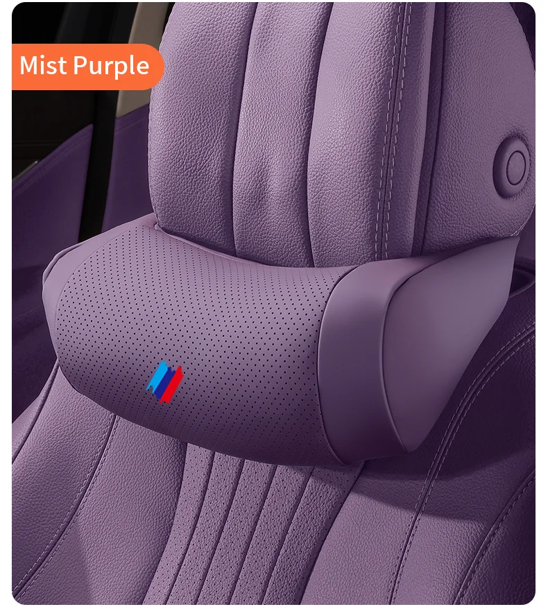 Für BMW M Power X3 X4 X5 X7 E36 E39 E46 E60 E65 E90 F10 F15 F20 F25 F30 G20 G30 Auto-Kopfstütze Nackenstütze Sitz Weiches Nackenkissen – Detail 19