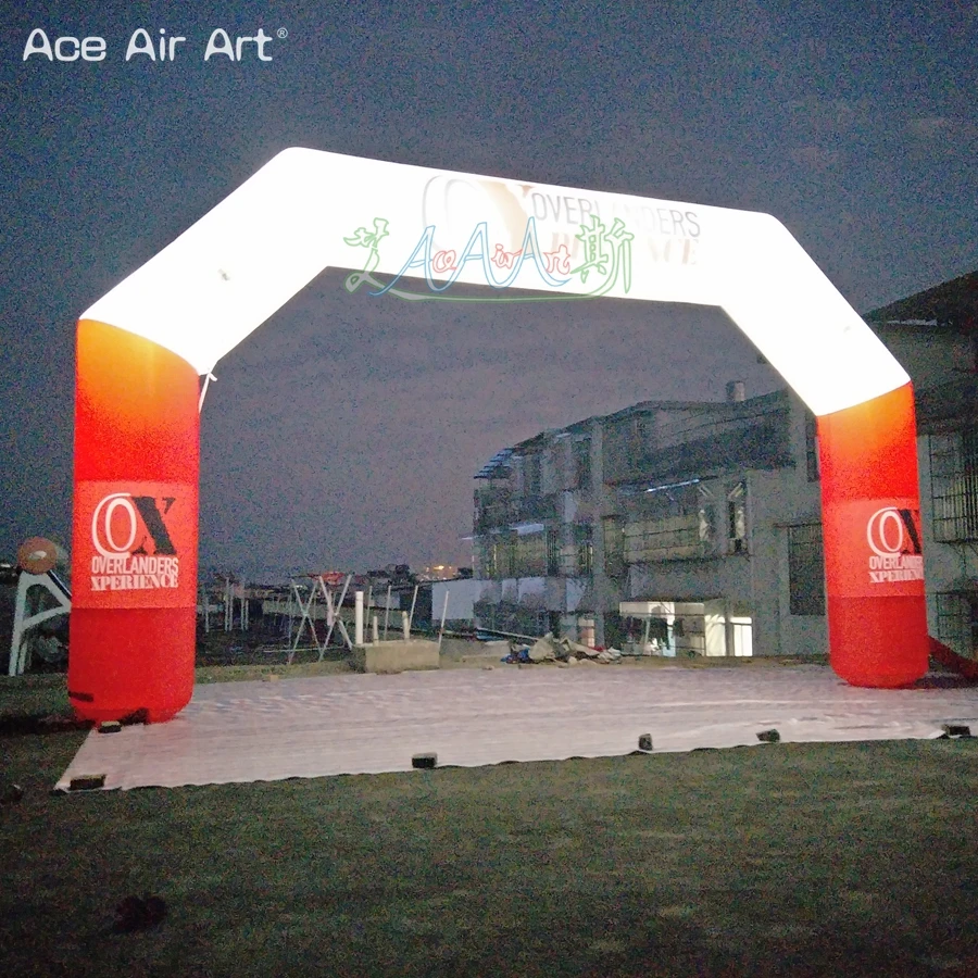 

Inflatable Sport Arch Airblown Race Archway with Lights Outdoor Sport Game Event 7 mwx4 MH