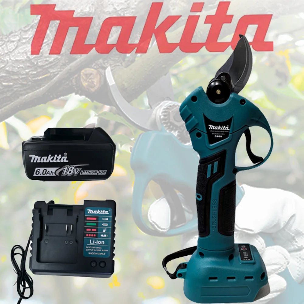 makita  cordless electric pruning machine Pruning Shears Efficient fruit tree bonsai pruning shears landscape tools for home 18v