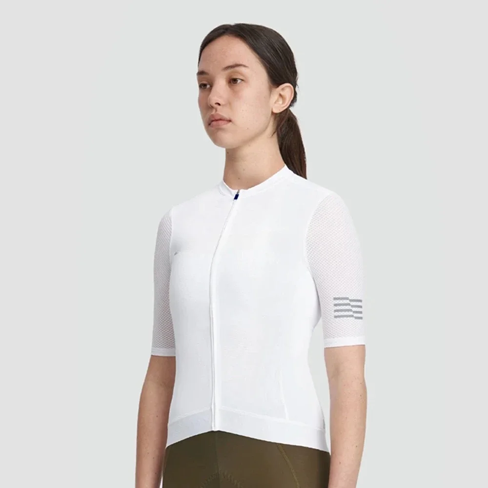 2023 mujeres verano Pro transpirable ciclismo Jersey transpirable manga corta bicicleta camisas bicicleta cómoda