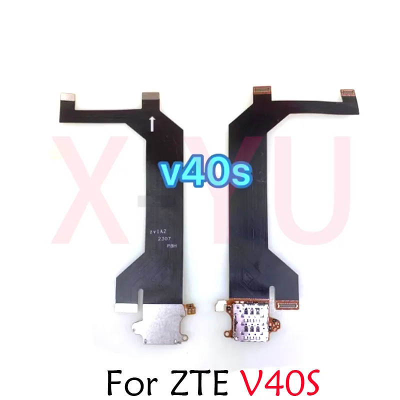 For ZTE Blade V40S Axon 40 SE SIM Card Reader Holder Connector Socket Slot Flex Cable